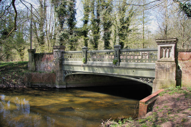 Iron Road Bridge Over The River Wissey © Bob Jones Geograph Britain And Ireland 0085