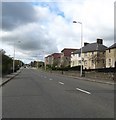 The B981 heading towards Cowdenbeath in Fife