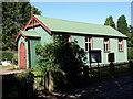 Corrugated iron building in Snelston