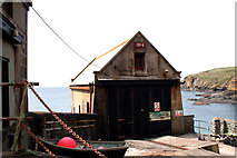 SW7011 : Lizard: Old lifeboat house, Polpeor Cove by Dr Neil Clifton