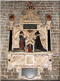 TF4609 : The church of SS Peter and Paul in Wisbech - C17 memorial by Evelyn Simak