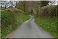 Road climbing north from Trefeglwys