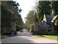 Entrance gates to Newstead Abbey