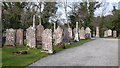 Ancient graveyard alongside Minnigaff Parish Church, Galloway