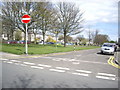 Side street parallel to Queens Road