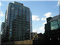 Tower blocks opposite The Barbican