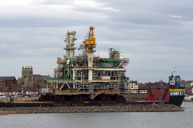 Buzzard - North Sea Oil Rig sails