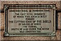 Plaque, Rotherhithe Tunnel South Arch