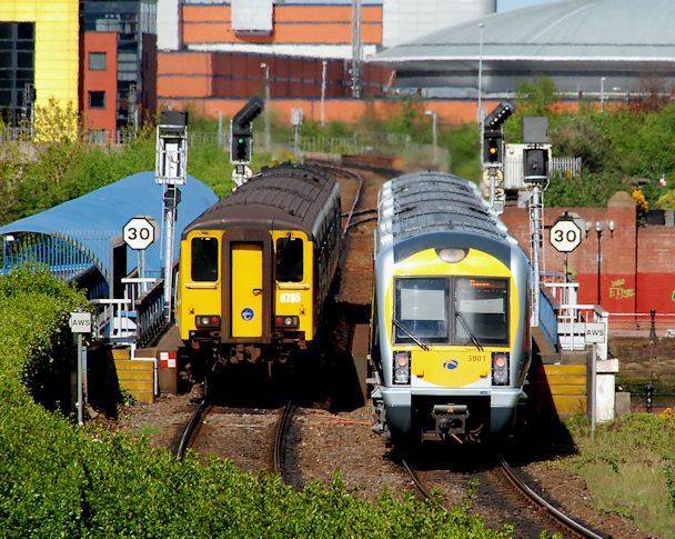 Simultaneous departures from Belfast Central