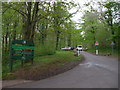 Entrance to Fforest Fawr parking area