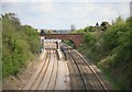 Barrow on Soar station looking south on the Midland Main line