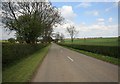 Looking down the road towards Manor farm