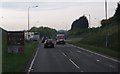 Approaching Copwood Roundabout on the A26