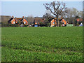 Farmland and houses, Grazeley