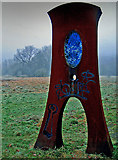 SD8201 : Eye-Glass Sculpture on the Irwell Valley Trail by Edward Smith