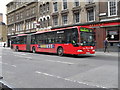 TQ3381 : Bendy bus in Aldgate High Street by Basher Eyre