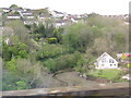 Saltash houses above Combe Creek