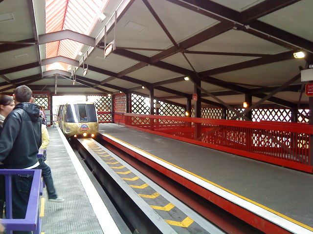 Monorail Station At Alton Towers © Andrew Abbott Geograph Britain