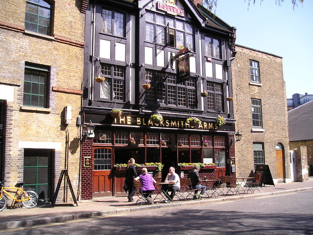 The Blacksmith's Arms Pub, Rotherhithe © canalandriversidepubs co uk ...