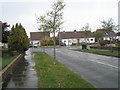 Approaching the junction of Burnside Crescent and Carnforth Road