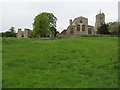 Elstow Abbey and Hillersden Mansion