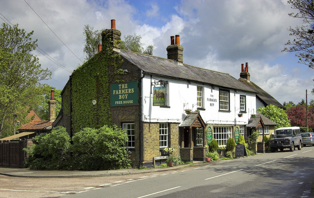 The Farmer's Boy, Brickendon © Andrew Hackney :: Geograph Britain and ...