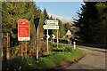 Signs near Bridge of Awe