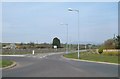 The A497 Porthmadog road from the entrance to Hafan y M?r Holiday Park