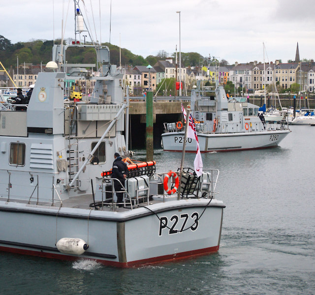 HMS 'Dasher' And HMS 'Pursuer' At Bangor © Rossographer Cc-by-sa/2.0 ...