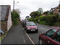 Cars parked on Beacon