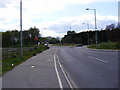 Lower Road and the  B1002 Roman Road Roundabout