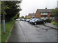 Parked cars in Rectory Farm Road