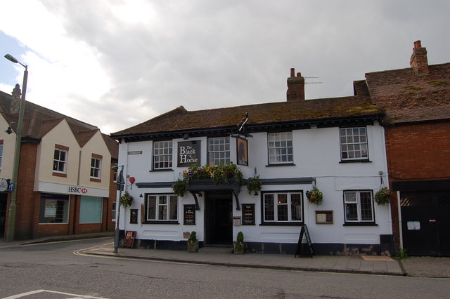 The Black Horse in Cornmarket, Thame © Roger Davies :: Geograph Britain ...