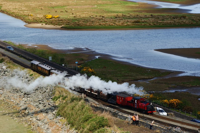 Prince Approaches Boston Lodge, Gwynedd