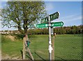 Medway Valley signpost, Batys Marsh