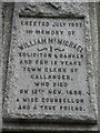 Inscription, Monument, Callander