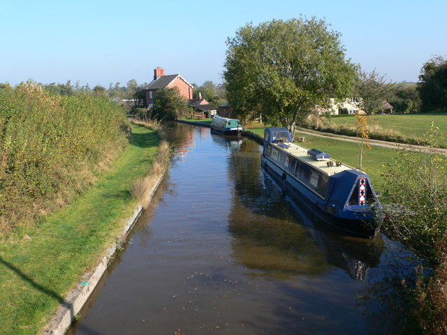 The Shropshire Union Canal at Hampton Bank