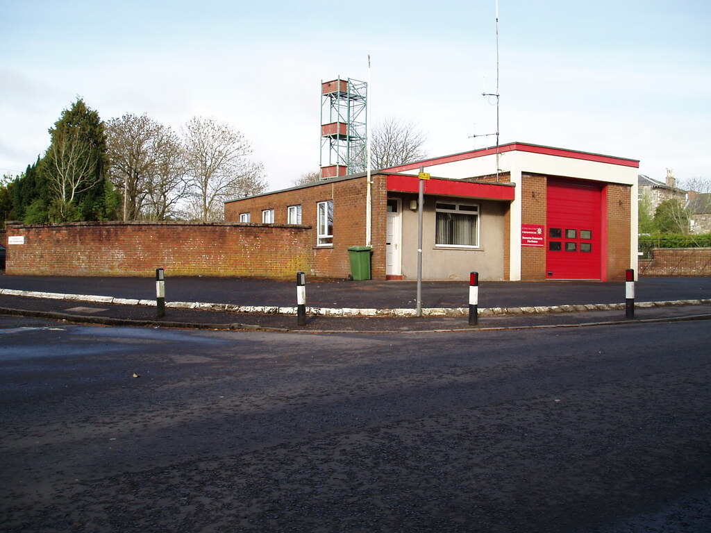 Stewarton Fire Station © Gordon Dowie Cc-by-sa 2.0 :: Geograph Britain 