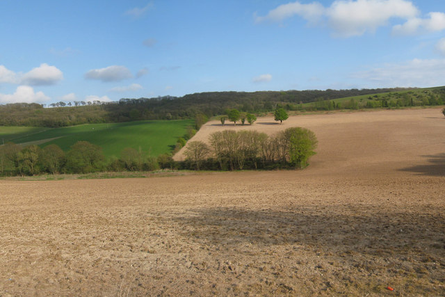 Ploughed Field in Alkham Valley