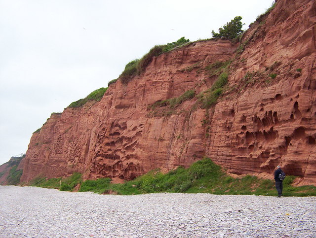 Cliff taken from beach