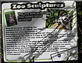 Zoo sculptures notice board