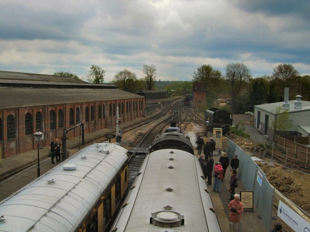 Trains at Sheffield Park Station