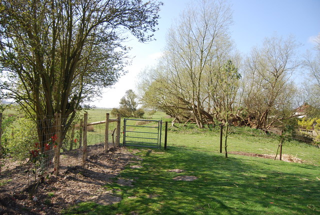 Gate on the Saxon Shore Way