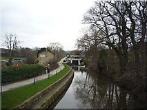 SE1238 : Dowley Gap Lock from the bridge by DS Pugh