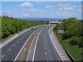 Motorway slip road at Dishforth