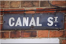 SP5007 : Canal Street sign in Jericho, Oxford by Roger Davies