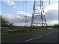 Pylons crossing Lochend Road