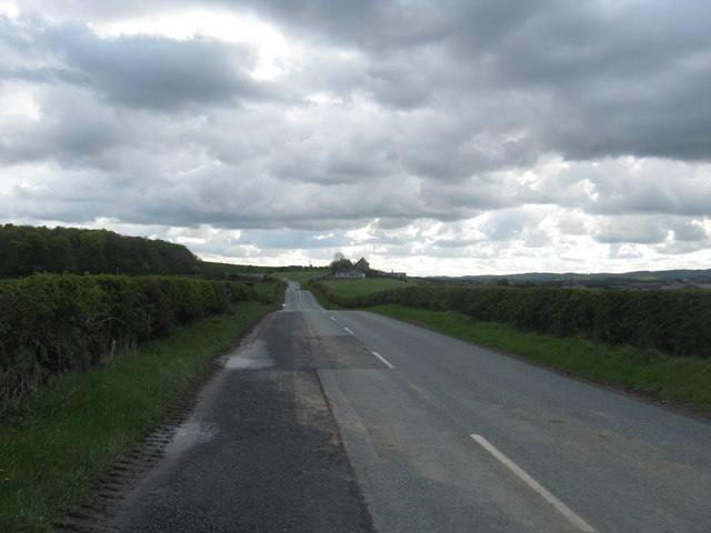 A698 heading for its junction with the A697