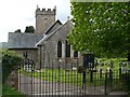 ST2484 : Entrance to St Michael's churchyard, Michaelstone-y-Fedw by Robin Drayton