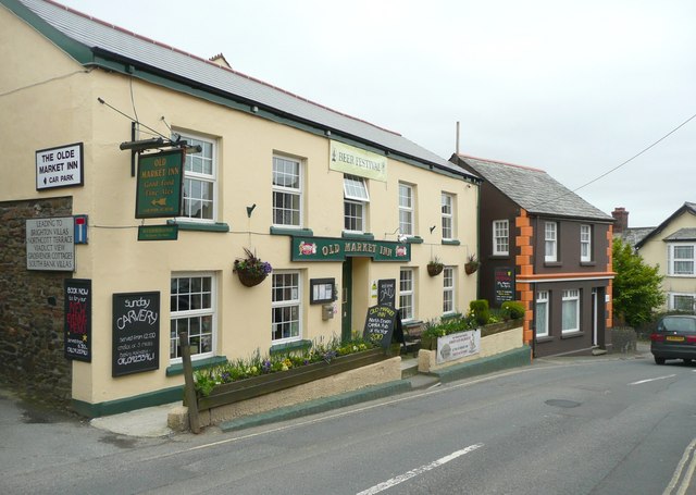 The Old Market Inn, Holsworthy © Humphrey Bolton :: Geograph Britain ...